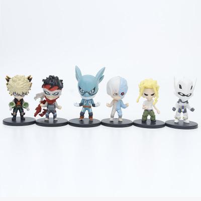 China Cartoon Toy 12 Styles My Hero University Anime Academia PVC Action Number Ormet Green Valley Dynamite Tank Figure Decoration Toys for sale