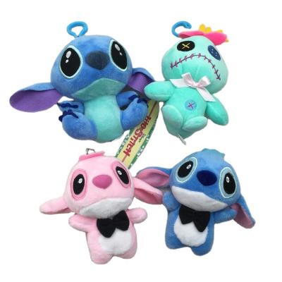 China Cartoon Toy New Arrival Kawaii Stitch Main Chained Cartoon Plush Stuffed Doll Anime Lilo And Stitch Plush Toys For Children for sale