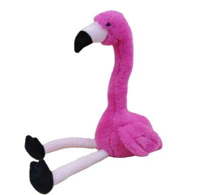 China New Plush Toy Flamingo Frontier Electric Head Talking Voice Recording Toy Sensitive Touch Flamingo for sale