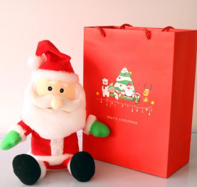 China Touch Sensitive Fashion Kids Christmas Gift New Toy Dancing Music Singing Christmas Decoration Toy for sale