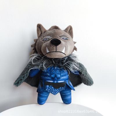 China Hot Selling Old Man Peripheral Ring EldenRing Action Number Sensitive Touch Elden French Ring Werewolf Blaidd Soft Plush Toys for sale