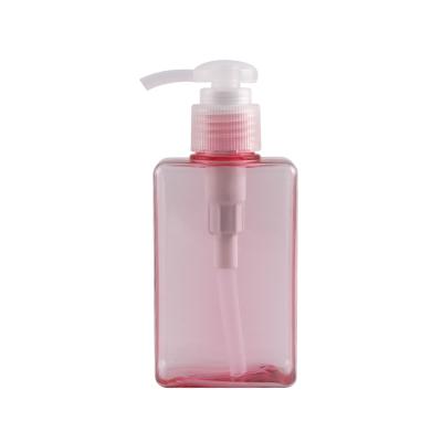 China Custom Eco-Friendly 100ml 150ml 280ml 250ml 450ml PET Shampoo Plastic Bottle With Lotion Pump for sale