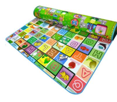 China Toy Baby Product 4 Letter Fruit EPE Foam Cushion Child Music Educational Play Mat for sale