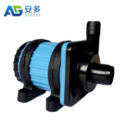 China New Design 12V 24V Family Homes DC Aquarium Submersible Water Fish Tank Immersive Pump for sale