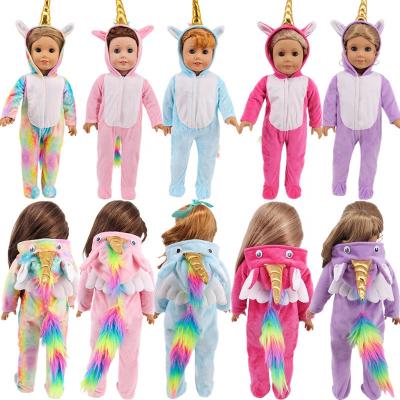 China Unicorn Kitty Dress For Newborn Girl Toy Baby Clothes American Doll Accessory 18 Inch 43 cm Doll Accessories Our Generation GBJ0049 for sale