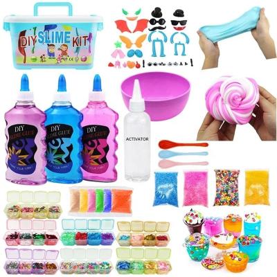 China DIY Crystal Mud Making Kit Toy Crystal Mud Slime Dissolving Agent Crystal Mud Material Handmade Children&'S Toy Educational Gift GBJ0043 for sale