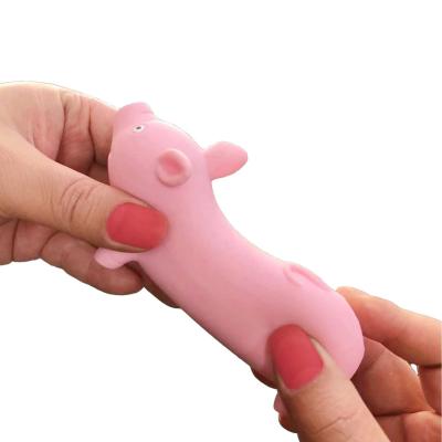 China Pink Decompression Toy Relieve Stress Improve Concentration Toy Stretch Pinch Restore Safe Pork For Kids Adult GBJ0035 for sale