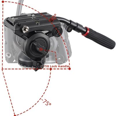 China Video Camera Fluid head mount camera tripod head for hight strength tripod for sale