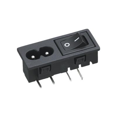 China Commercial / Industrial / Hospital / General Purpose Power Accessories IEC C8 Power Socket for sale