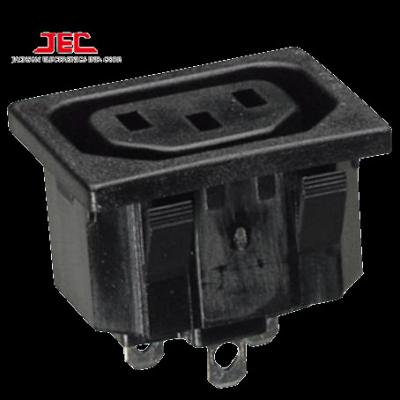 China Commercial/Industrial/Hospital/JEC AC INTAKE SOCKET Connector FEMALE Outlet Plug General Purpose TAIWAN IEC C13 POWER for sale