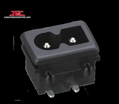 China Commercial/Industrial/Hospital/JEC TAIWAN IEC60320 C8 POWER AC INTAKE 2 PIN PLUG Multi-Purpose Plug Connector for sale