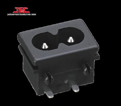 China Commercial/Industrial/Hospital/JEC TAIWAN IEC60320 C8 POWER AC INTAKE 2 PIN PLUG Multi-Purpose Plug Connector for sale