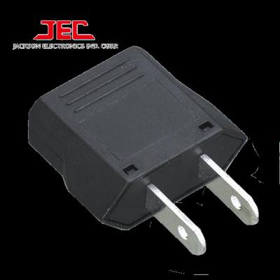 China #66 94V-0 or V-2 JEC Taiwan USA US Travel Adapter Nylon Universal Adapter to EU EUR AC Power Wall Plug Socket Converter for sale