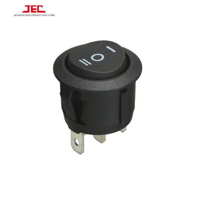 China S.P. Round Rocker Switch JEC RIEIL 606 Series SPST SPDT Double Pole Round Rocker Switch ON-OFF for sale