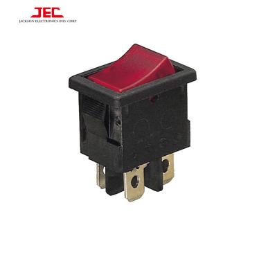 China D.P. SWITCH Series Double Pole BALANCIER Mini Rocker Switch JEC RLEIL 606 ON-OFF for sale