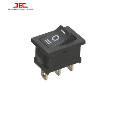 China S.P. Mini Rocker Switch JEC RLEIL ROCKER SWITH 606 ​​Series ON-OFF-ON SPST SPDT Pole Single Color Switch for sale