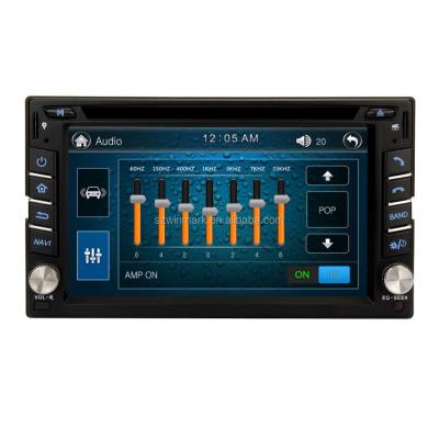 China 2Din Car DVD GPS Stereo For X-TRAIL NAVARA FRONTIER TIIDA QASHQAI DK6539 SUNNY 6.2inch for sale