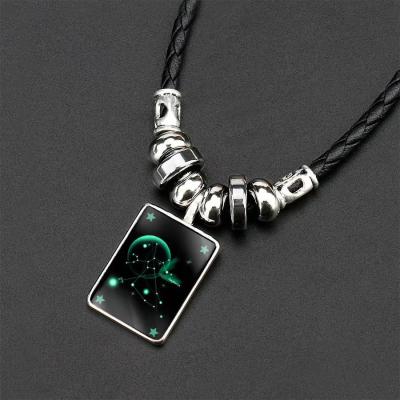 China Punk Fashion 12 Twelve Plated Pendants Necklace Zodiac Jewel-Universe ZU011 By Designs for sale