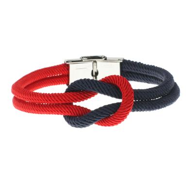 China FASHIONABLE Watch Stainless Knot Stainless Rope Strap Bracelet Nylon Strap For Men AN008 for sale