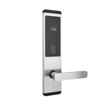 China High Security Durable Hotel Stainless Steel Sim Door Lock And Electric Grain Sim Door Lock And Electric Luxury Multiple Opening Durable Card for sale