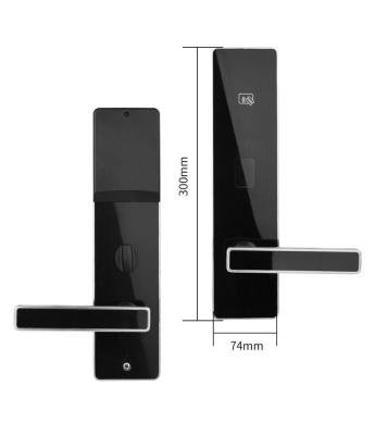 China Hotel Home Office Wireless Internal Panel Electronic Control Statlock Modern Outdoor Slim Smart Hotel Lock System for sale