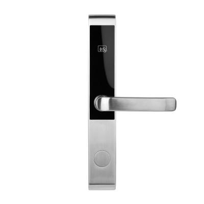 China Home Hotel Security Smart Lock Card Key Door Lock Electronic Modern Outdoor Glass Mortise Lock For Sliding Door for sale