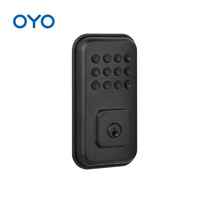 China High Security OYO Home Password Keypad Digital Keyless Door Locks Durable Stylish Frameless Smart Electronic Handle Door Locks With Codes for sale