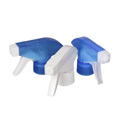 China Non Spill Manufacturer Wholesale Customize Blue Color 28/410 Strong Plastic Blue Trigger Sprayer for sale