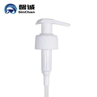 China Non Spill Hot Sales 24/410mm 28/410mm Plastic White Lotion Switch Pump For Liquid Dispense for sale