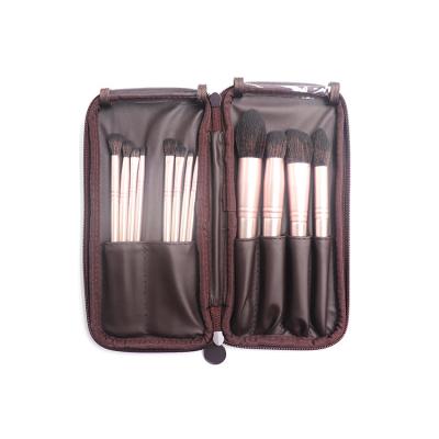 China Wholesale Dense 12Pcs Bags Customize Glamorous Private Label Soft Synthetic Hair Small Fan Brushes Makeup Brush Set for sale