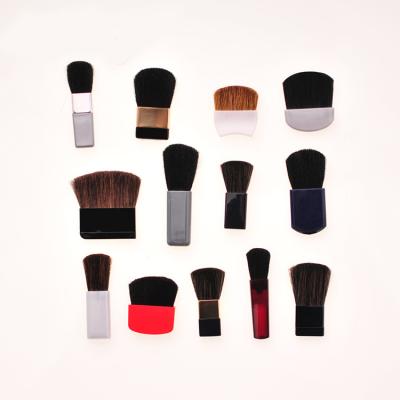 China Soft Touch Animal Hair Compatible With Makeup Case Kabuki Contour Mini Blush Brush for sale