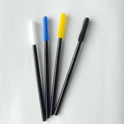 China Low MOQ Wholesale Private Label Silicone Mascara Applicator Eco-Friendly Disposable Premium Brush for sale