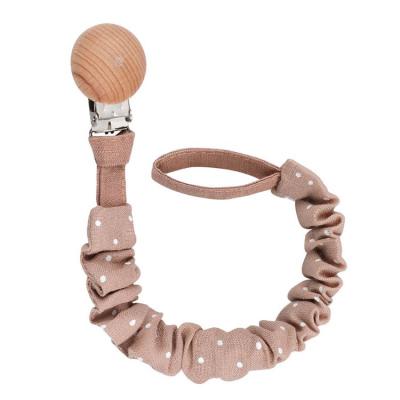 China 2021 woodern baby pacifier clip BPA pacifier clip chain free pacifier holder clip for sale