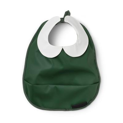 China BPA Free BPA Free Waterproof Baby Bib With With Food Catcher Baby PU Bibs Wholesale for sale