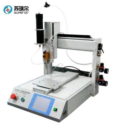 China High Efficiency Automatic Desktop Led Bulb Glue Dispensing Machine For Lamp for sale