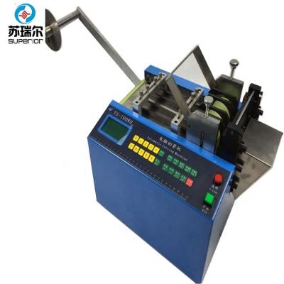 China CLOTHING PVC Shrink Wrap Label Bottle Shrink Label Cutting Machine for sale