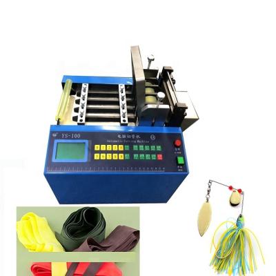 China CLOTHING Automatic Rubber Jigs Cutting Machine For Rubber Jigs Skirts for sale