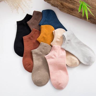 China Colorful QUICK DRY Wholesale OEM Women Custom Design Kids Daily Dress Ankle Fashion Women 100% Bamboo Fiber Socks for sale