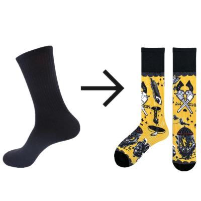 China QUICK DRY Wholesale Custom Logo 360 Digital Photo Printing Socks 3D Printed Socks Sublimation Socks For Men for sale