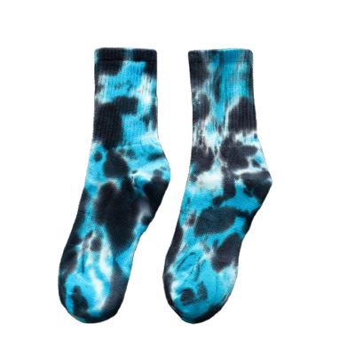 China High Quality QUICK DRY Cotton Ankle Slouch Crew Dyed Custom Men's Long Knitted Mens Designer Fashionable Tie Dye Ankle Boots for sale