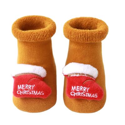 China Hot Sale QUICK DRY bangs winter Christmas baby toddler shoes and socks for Christmas cute baby for sale