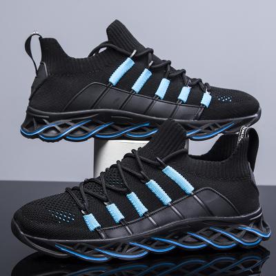 Китай Latest Design Free Shipping Men's Sports Shoes Black Sneakers Shoes Men продается