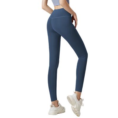 China Breathable Ladies Stretch Tights Athletic Sports Jogging Gym Wear Compression Gaiters Waist High Butt Yoga Lifting Pants Push Up Women for sale