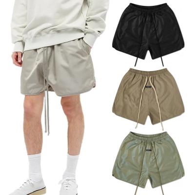 China Sports Wholesale Custom Mens Summer Plain Oversized Tracksuit Shorts White Mens for sale