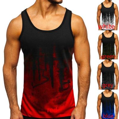 China Wholesale Custom Mens Summer Vest Cotton Black Vest QUICK DRY Fitness Muscle Building Sleeveless Running Men Vest for sale