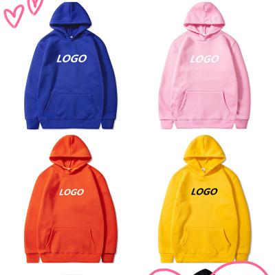 China Anti-wrinkle custom logo ladies and mens hoodie set long sleeves 2 pieces yellow hoodie men's hoodie fashion for sale