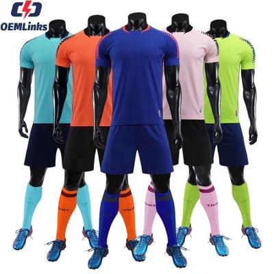 China Sets Customize Cheap High Quality Soccer Wear Unisex Soccer Tracksuit Soccer Uniforms for sale