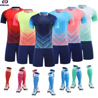 China Custom Quick Dry Good Quality Soccer Sets Wear Sublimation Customized Wholesale Cheap Football Soccer Jersey Uniform for sale