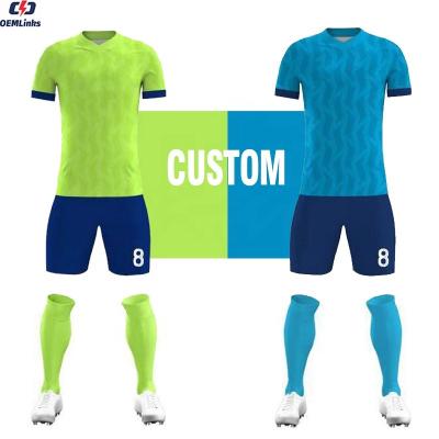 China Custom High Quality Football Wear American Football Singlet Jersey Team Jersey Sets Soccer Football Uniform Shirts Thailand Full Set for sale