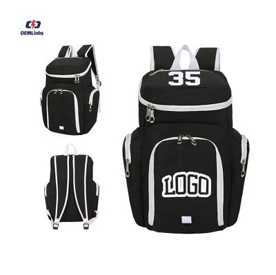 China Custom Made Good Quality Men Functional Logo Basketball Backpack Custom Made Basketball Backpack Rucksack for sale